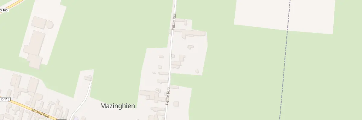 Plan du 12 Ptr Petite Rue à Mazinghien