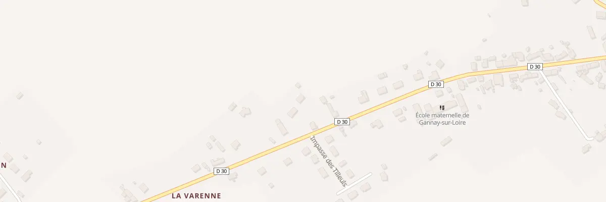 Plan du 12 Rte de Moulins à Gannay-sur-Loire