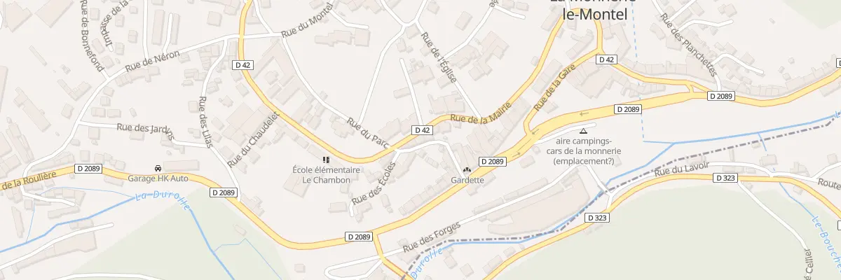 Plan du 5 Rue de la Mairie à La Monnerie-le-Montel