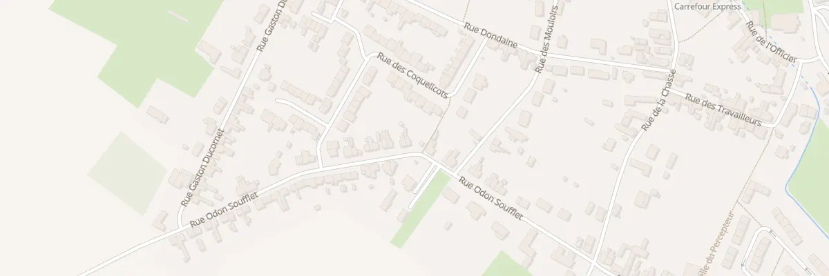 Plan du 22 Rue Odon Soufflet à Poix-du-Nord