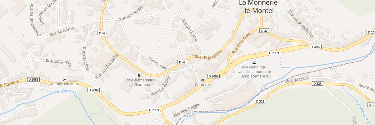Plan du 7 Rue de la Mairie à La Monnerie-le-Montel