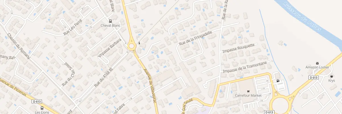 Plan du 22 Rue de la Fringadelle à Mèze
