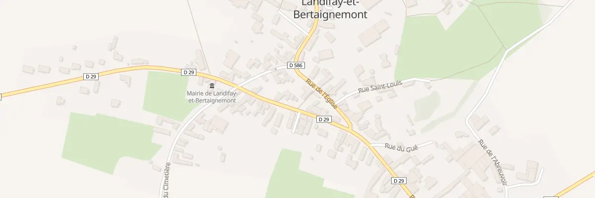 Plan du 7 Rue de l’Eglise à Landifay-et-Bertaignemont