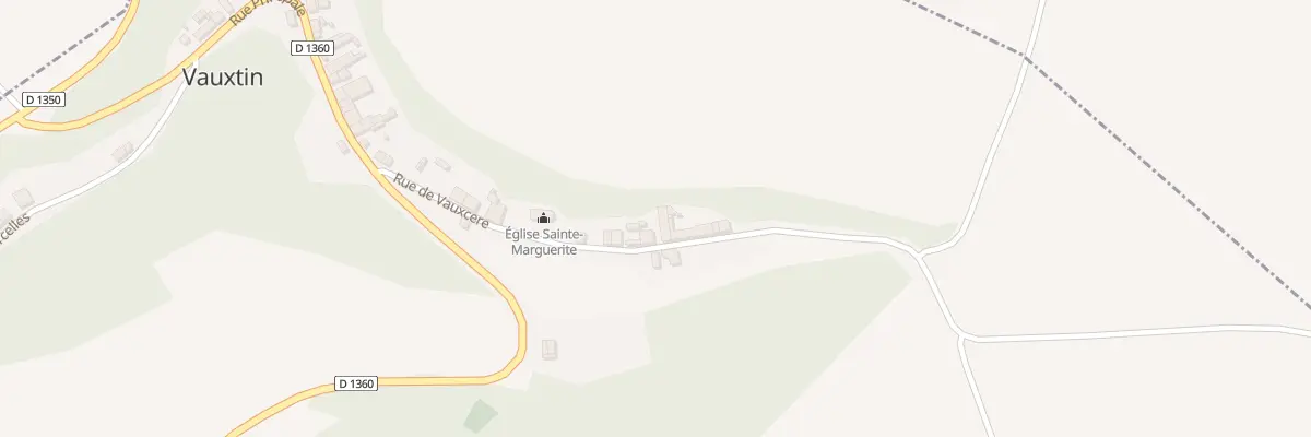 Plan du 18 Rue de Vauxcéré à Vauxtin