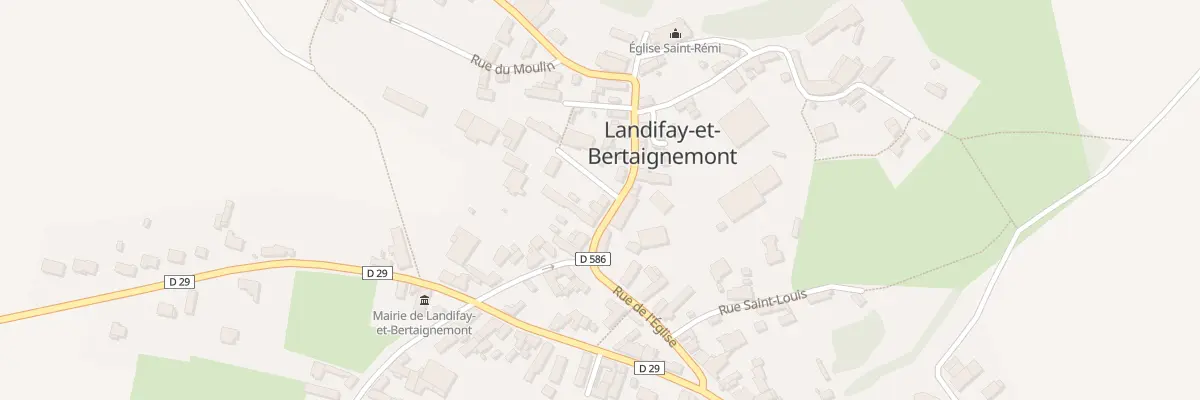 Plan du 1 Rue du Vert Galant à Landifay-et-Bertaignemont