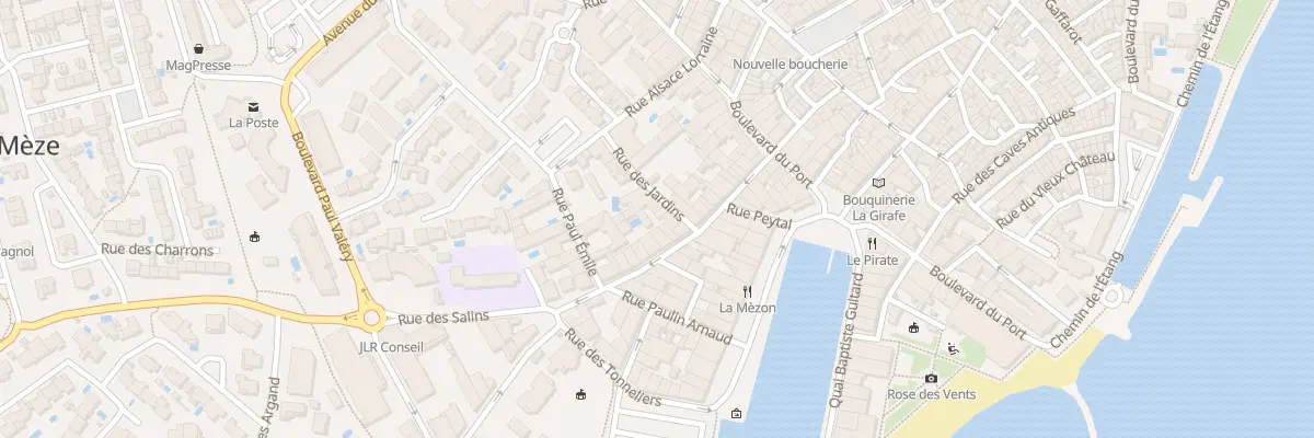 Plan du 3 Rue des Jardins à Mèze