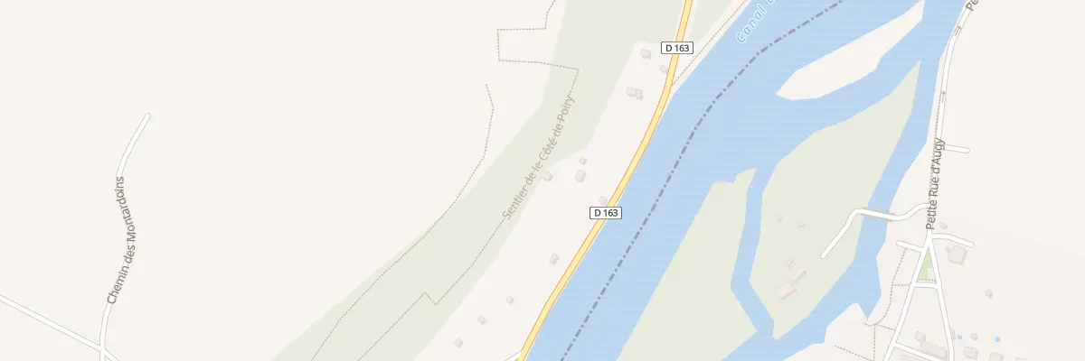 Plan du 106 Rte de Vaux à Auxerre