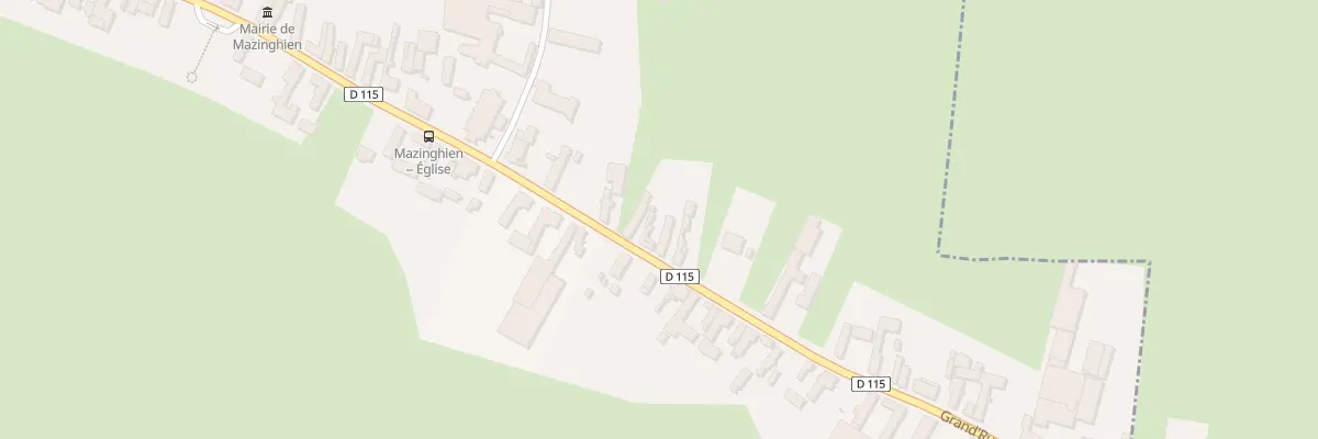 Plan du 56 Gr Grand Rue à Mazinghien