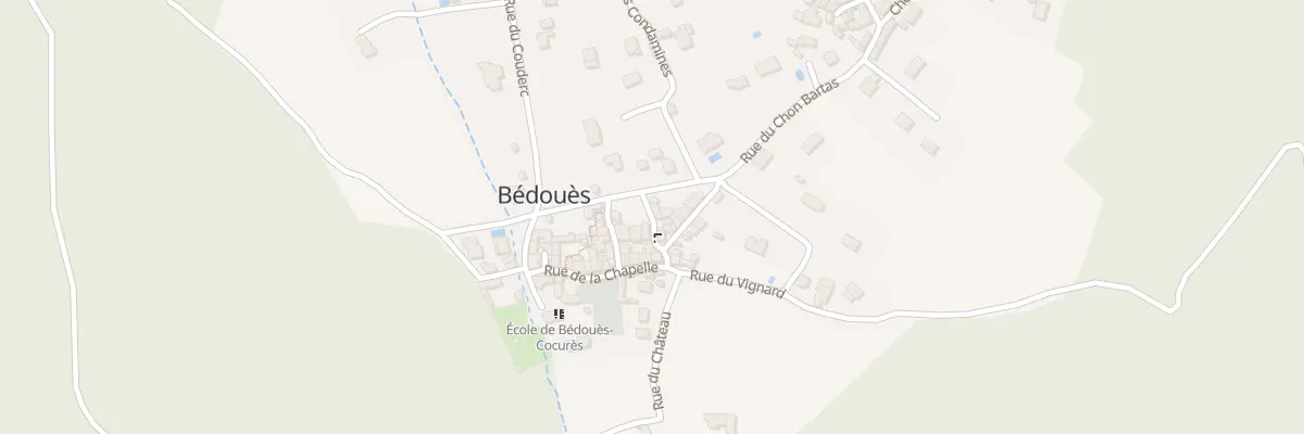 Plan du 5085 Rue du Triadou à Bédouès-Cocurès