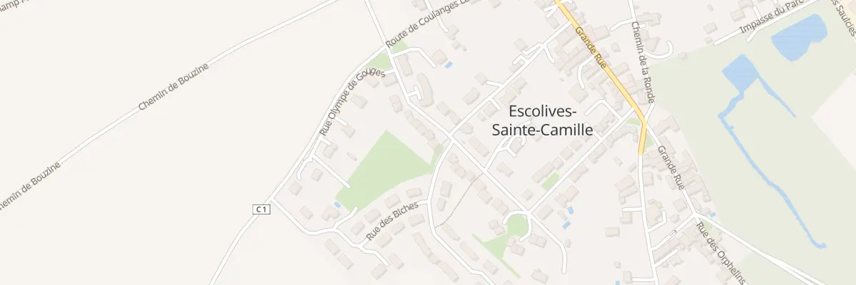 Plan du 12 Rue de l’Abbé Grégoire à Escolives-Sainte-Camille