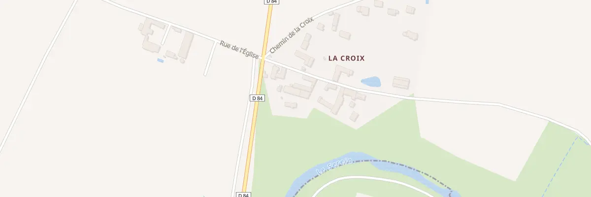 Plan du 6 La Croix à Hauterive