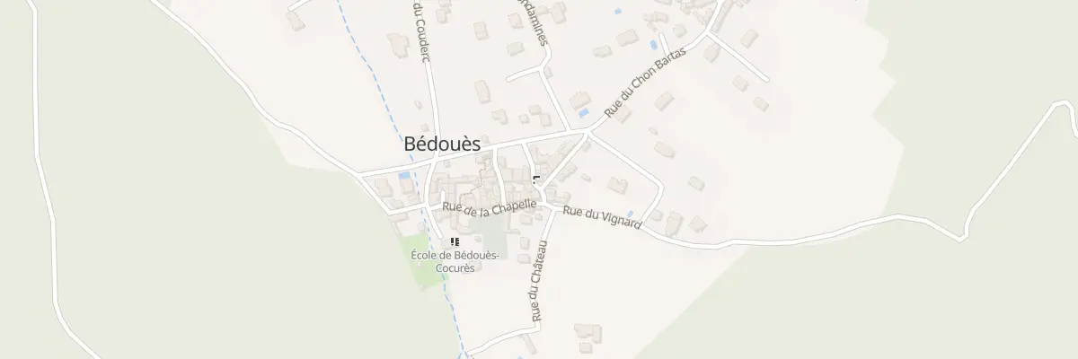 Plan du 5084 Rue du Triadou à Bédouès-Cocurès