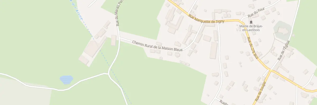 Plan du 11 La Maison Bleue à Braye-en-Laonnois