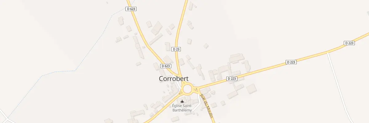 Plan du 2 Rue des Nuisats à Corrobert