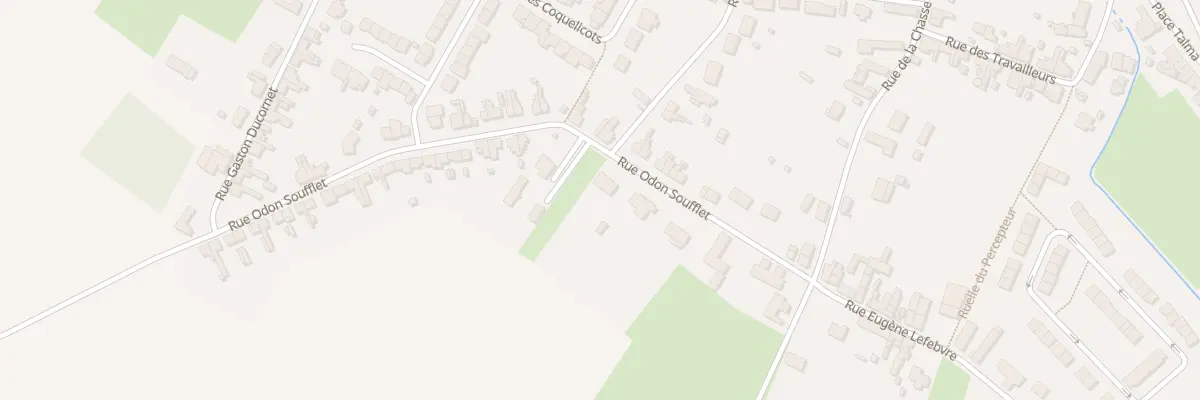 Plan du 3A Rue Odon Soufflet à Poix-du-Nord