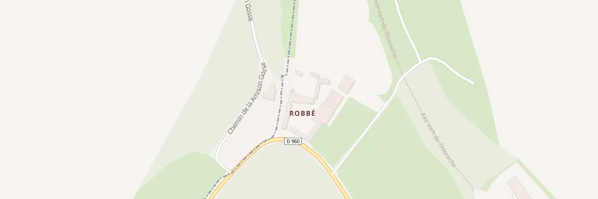 Plan du 1836 Rue de Robbé à Guise