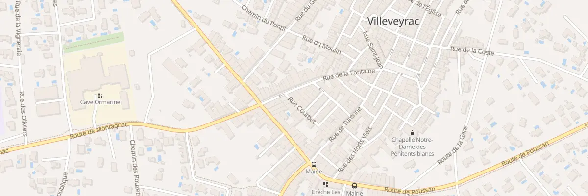 Plan du 8 Rue de la Fontaine à Villeveyrac