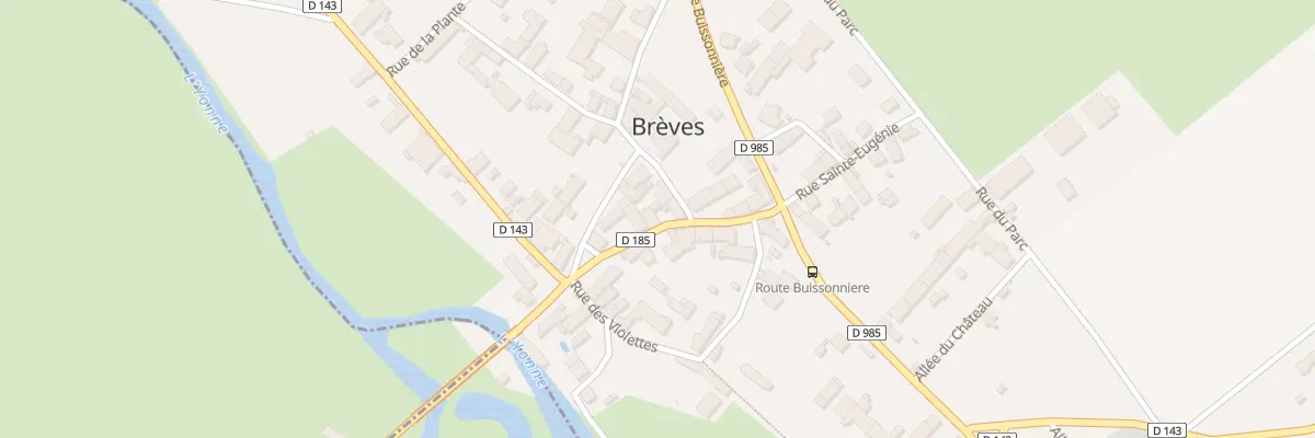 Plan du 3 Rue de la Mairie à Brèves