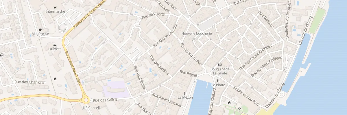 Plan du 22T Bd du Port à Mèze