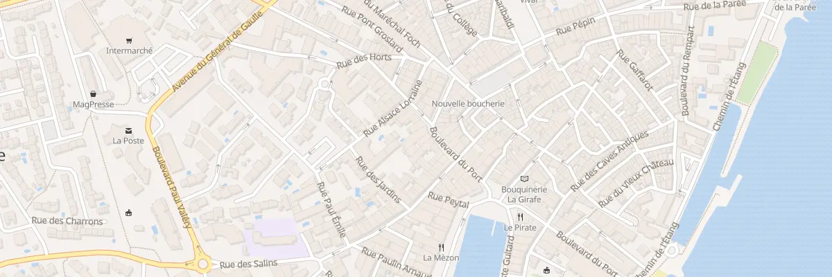Plan du 14 Bd du Port à Mèze