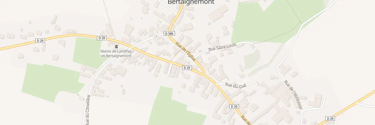 Plan du 3 Rue de l’Eglise à Landifay-et-Bertaignemont