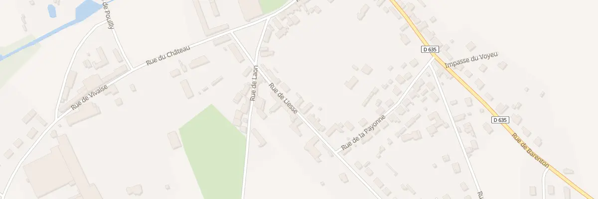 Plan du 4 Rue de Liesse à Chéry-lès-Pouilly