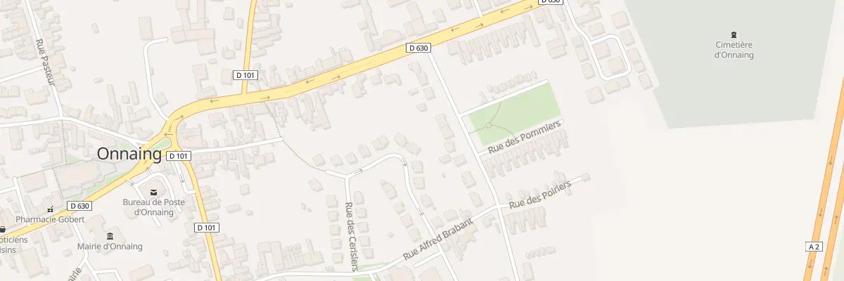 Plan du 27 Rue des Cerisiers à Onnaing