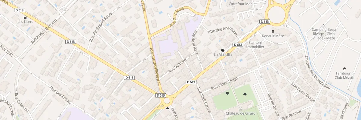 Plan du 9 Rue Bories à Mèze