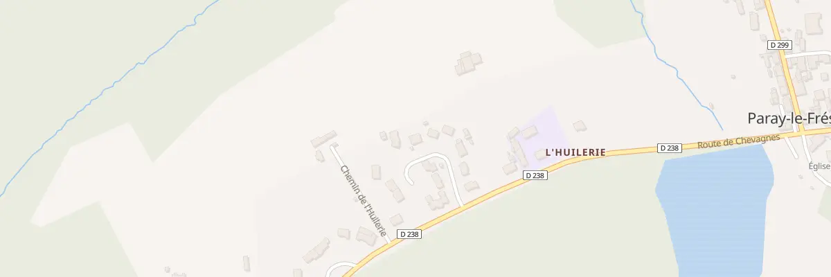 Plan du 6 Lot Notre Dame à Paray-le-Frésil