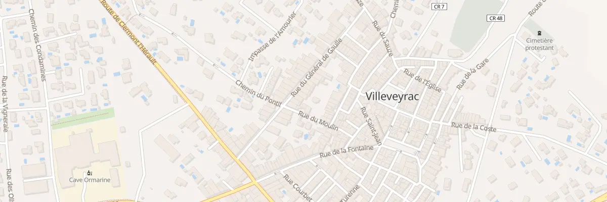 Plan du 24 Rue Général de Gaulle à Villeveyrac