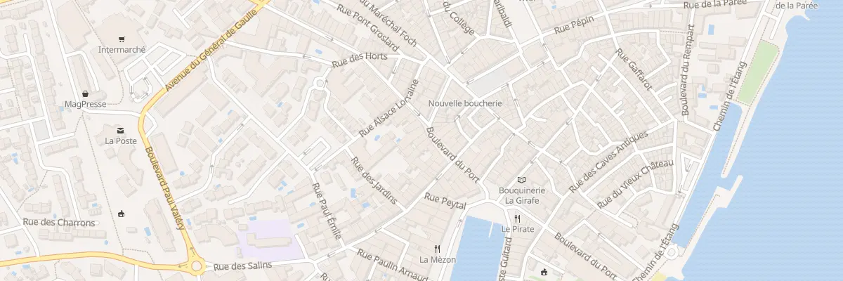 Plan du 16 Bd du Port à Mèze