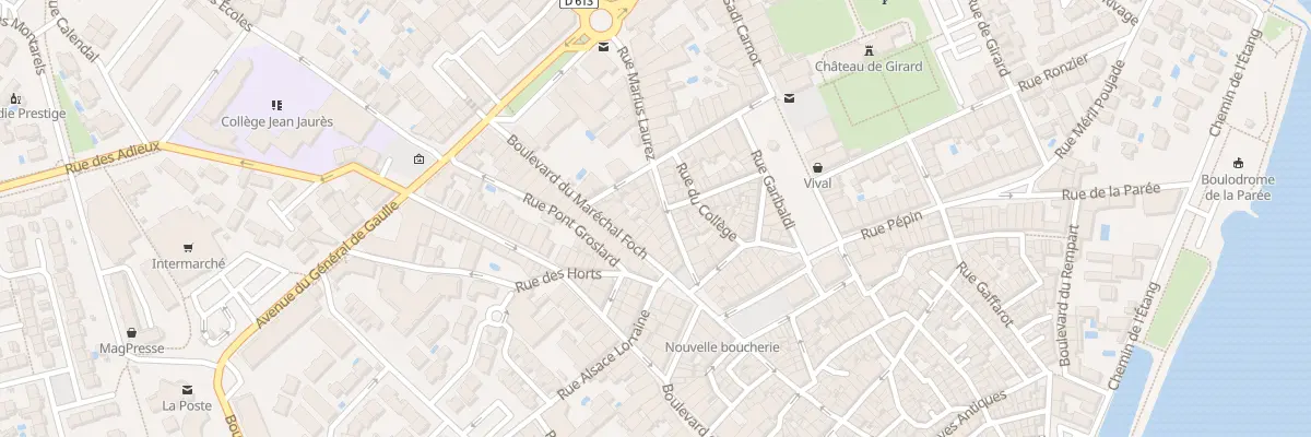 Plan du 20 Rue Marius Laurez à Mèze