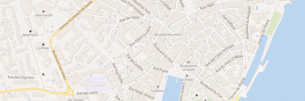 Plan du 18 Bd du Port à Mèze