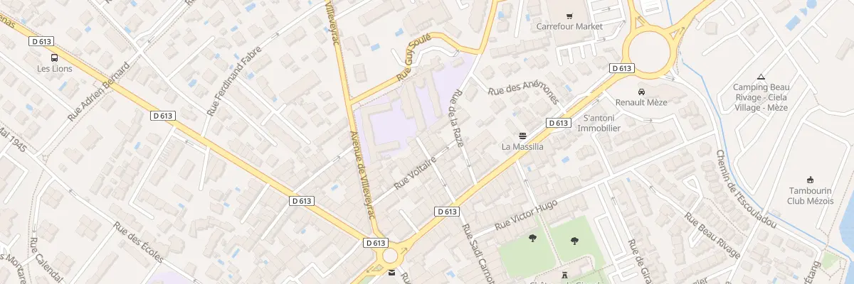 Plan du 20 Rue Bories à Mèze