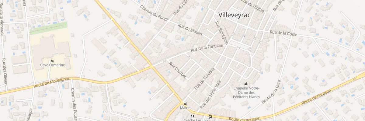 Plan du 14 Rue de la Fontaine à Villeveyrac