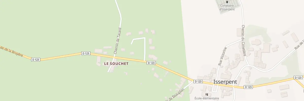 Plan du 4 Rue Pierre Gay à Isserpent