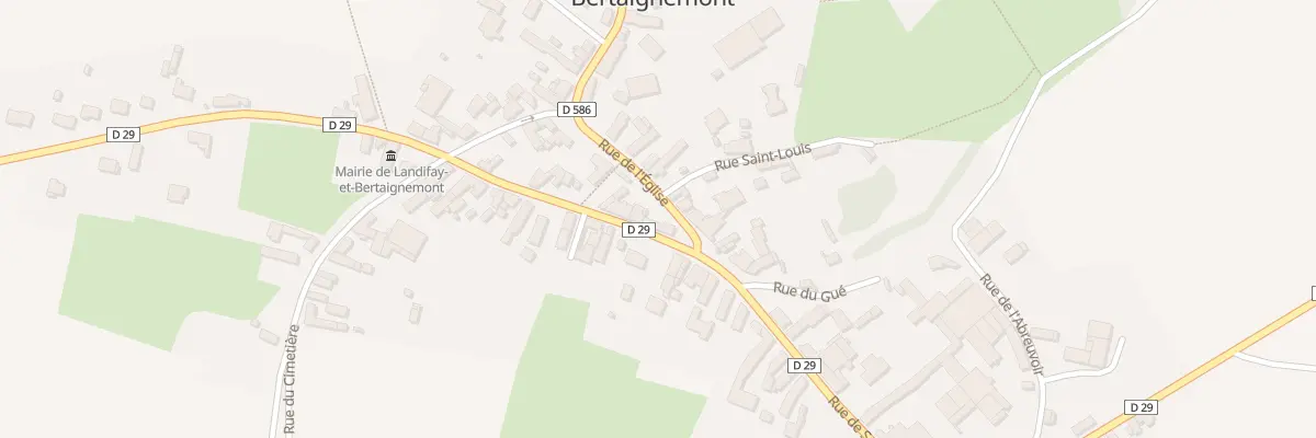Plan du 1 Rue de l’Eglise à Landifay-et-Bertaignemont