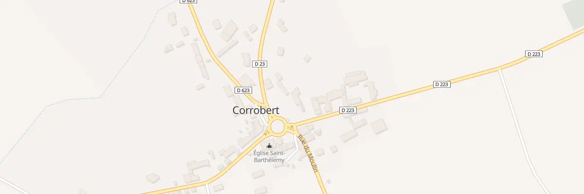 Plan du 6 Pl de la Mairie à Corrobert