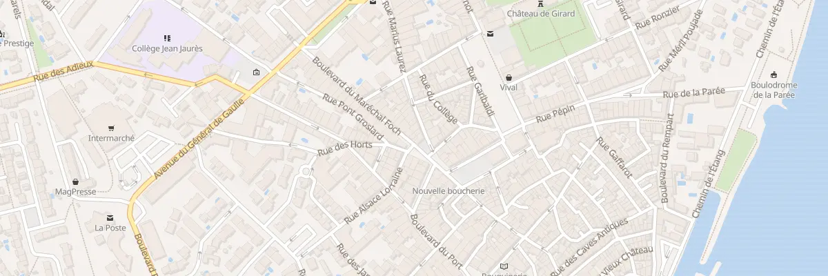 Plan du 23 Bd Mal Foch à Mèze