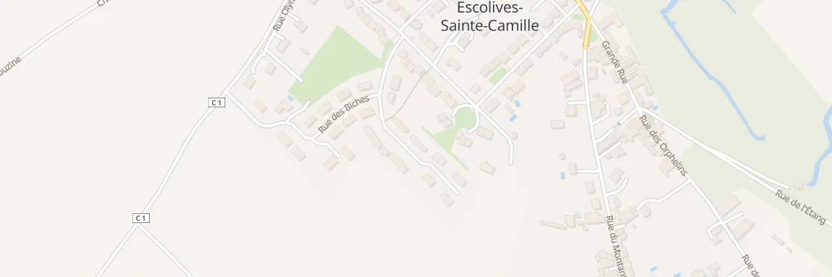 Plan du 9 Rue Suzanne Brisset à Escolives-Sainte-Camille