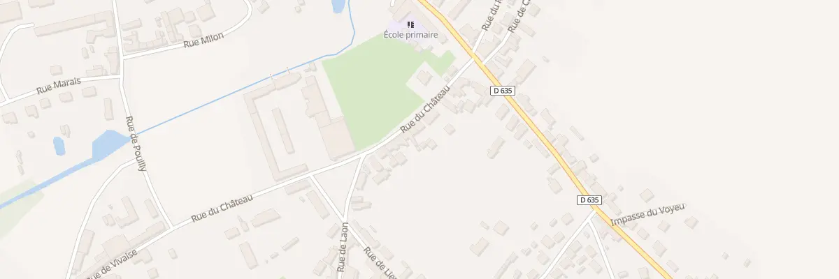 Plan du 10 Rue du Château à Chéry-lès-Pouilly