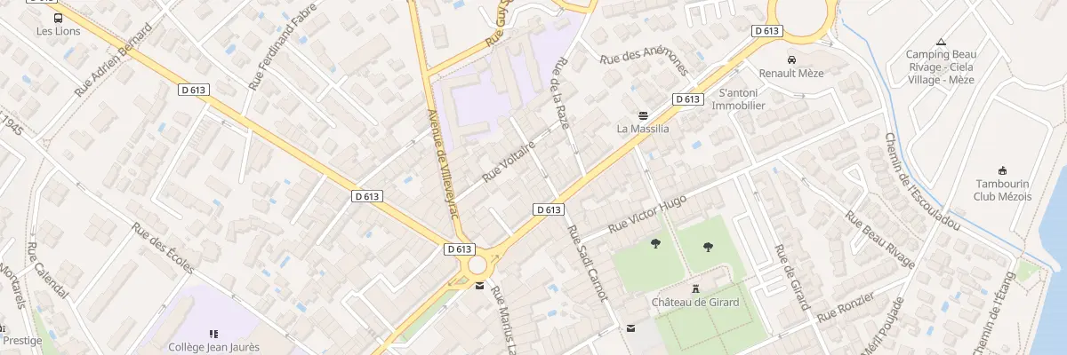 Plan du 3 Rue Bories à Mèze