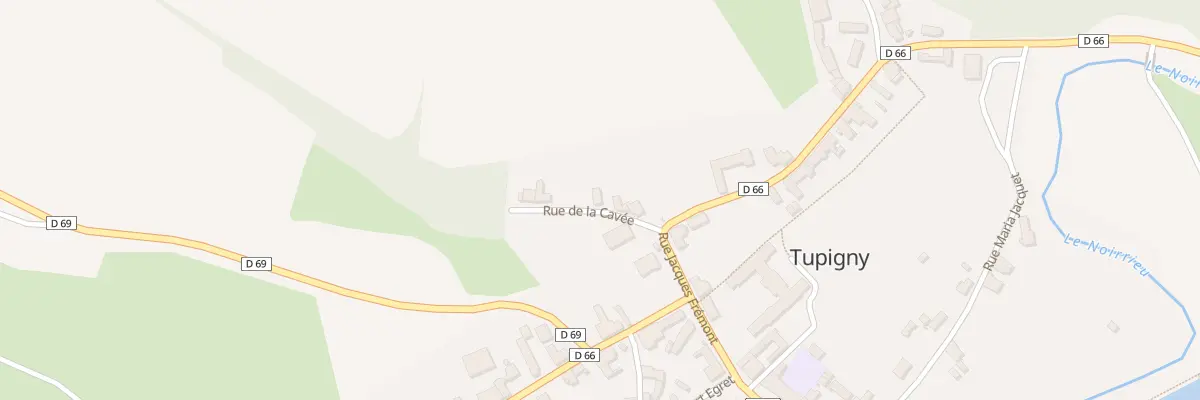 Plan du 4 Rue de la Cavée à Tupigny