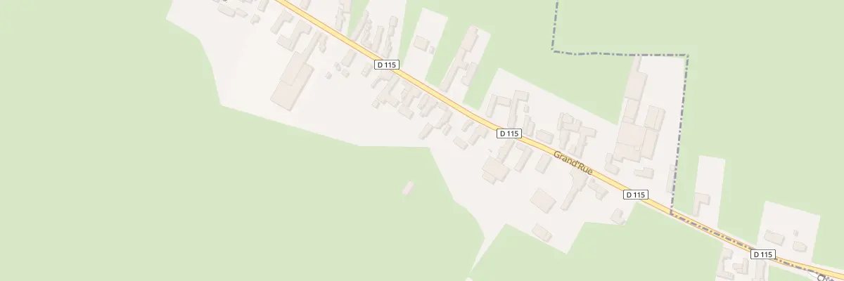 Plan du 33 Gr Grand Rue à Mazinghien