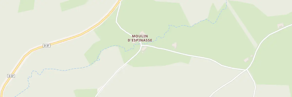 Plan du 5053 Moulin d’Espinasse à Fournols