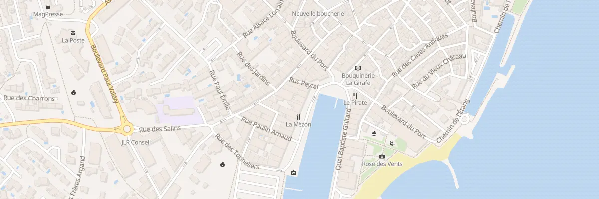 Plan du 12 Quai Augustin Descournut à Mèze