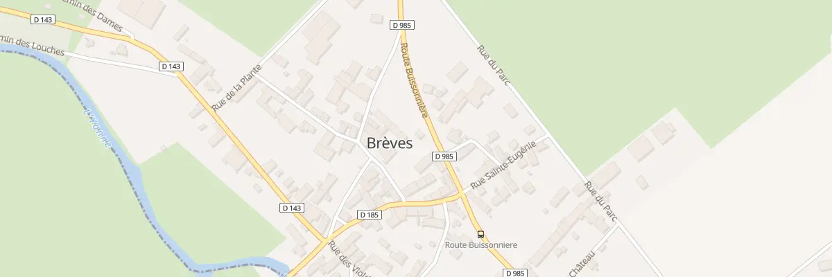 Plan du 2 Rte Buissonniére à Brèves