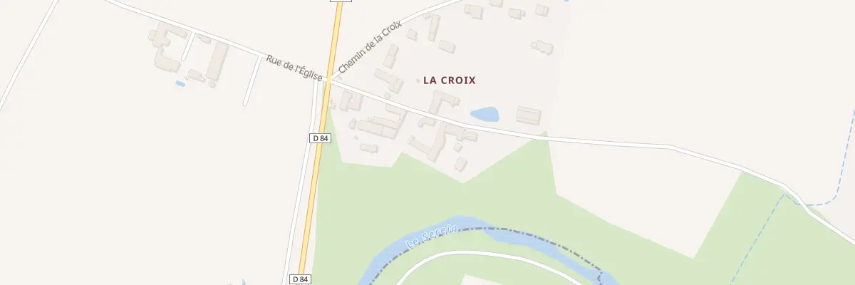 Plan du 12 La Croix à Hauterive
