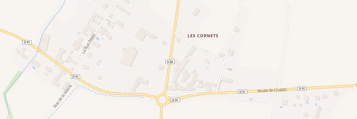 Plan du 2 Rte de Brienon à Hauterive
