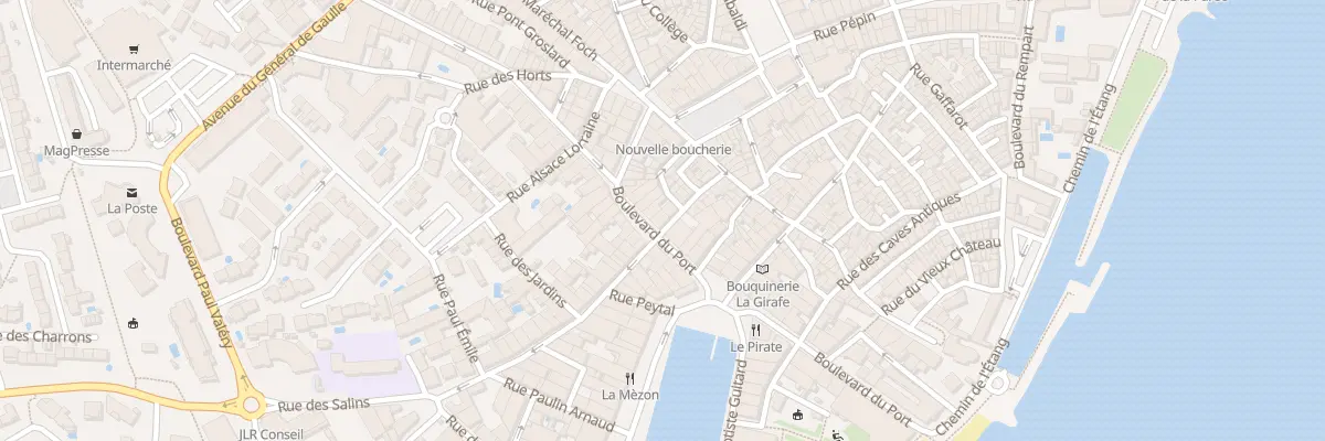 Plan du 23 Bd du Port à Mèze